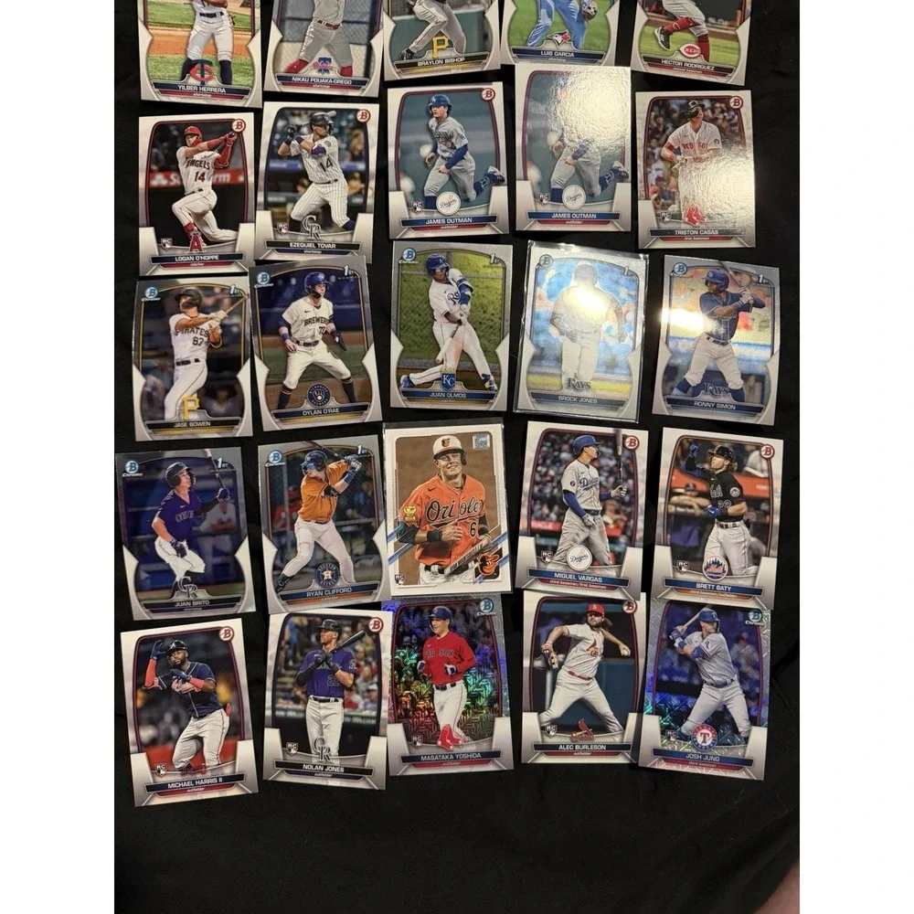 2021‎ / 2023 Topps MLB Baseball cards BCP Series One, Numbered, BP lot of 25